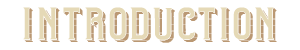 INTRODUCTION